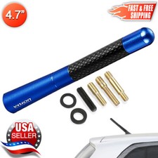 Vision Universal Carbon Fiber Antenna Blue Aluminum Short 4.7 Inch -usa Seller Vision Universal Carbon Fiber Antenna Blue Aluminum Short 4.7 Inch -usa Seller