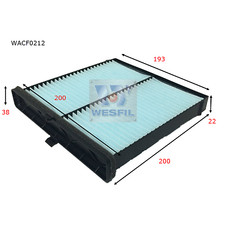WESFIL CABIN AIR FILTER FOR MAZDA2 DJ DL CX-3 DK GSX MAXX DK