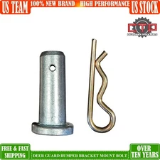 2pc B-Type Pin&Single Hole Flat Head Fastener Pin for Truck's Deer Guard Bracket