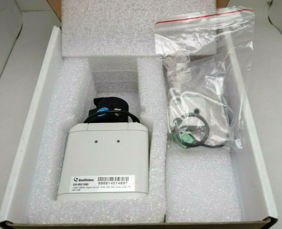 Geovision GV-BX1500 1.3MP Network IP WDR D/N H.264 PoE Box Camera w Lens & Mount - Image 2 of 4