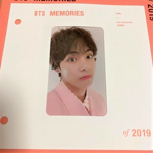 Free Shipping 2 New Colors Bts V Taehyung Memories 19 Official Blu Ray Photo Card Pc Double Sided Print Authorized Site Livelovefund Org