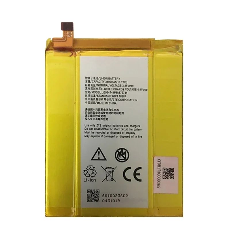 New Battery for ZTE Li3934T44P8h876744 ZMAX PRO Z981 GRAND X MAX 2