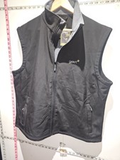 Gelert Shell Women Xxl Vest Sleeveless Jacket Full-zip Warm Black Express Shippi