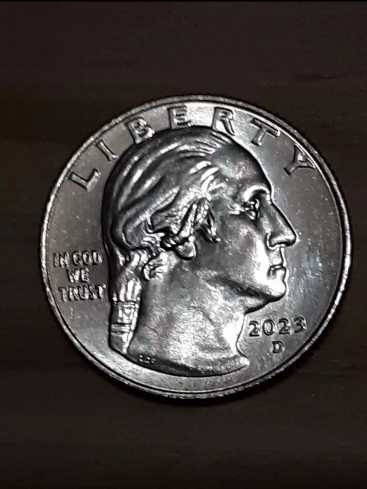 U.S MINT ERROR - 2023 D - Jovita Far Quarter Error Coin Mint "IN COD WE TRUST"  - Image 3 of 3