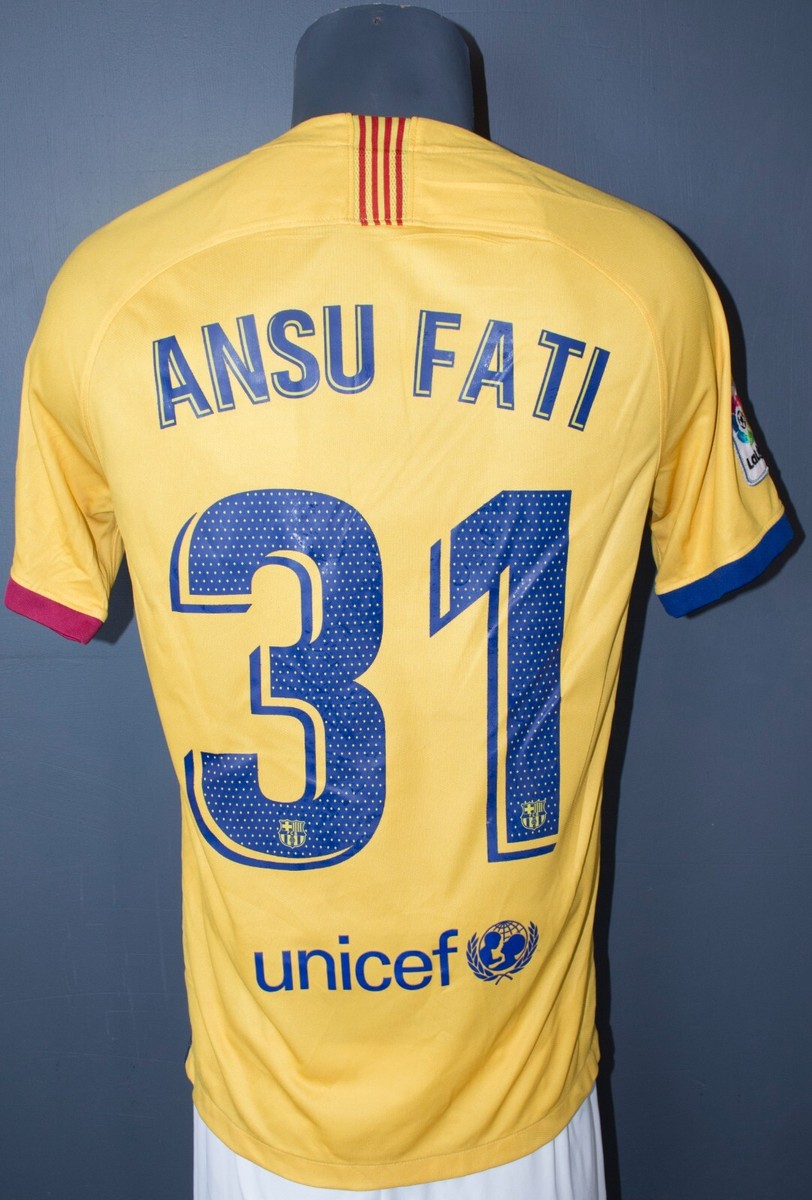 Barcelona Ansu Fati Jersey 2019/2020 Away Mens Football