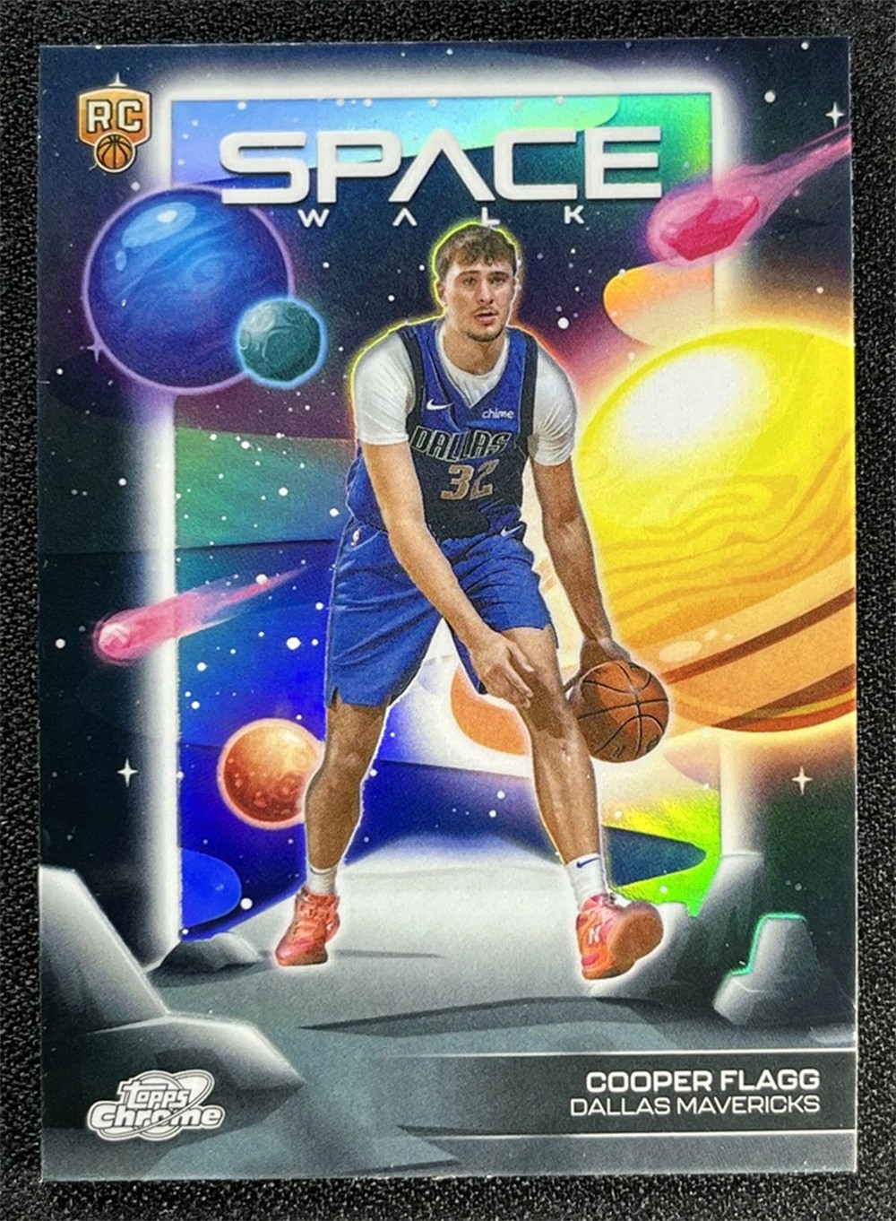 2025-26 Topps Cosmic Chrome Cooper Flagg Space Walk Refractor Rookie RC