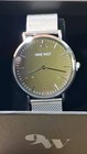 NINE WEST MEN'S WRIST WATCH ASHER BLACK FACE ROMAN NUMERALS  — photo 1