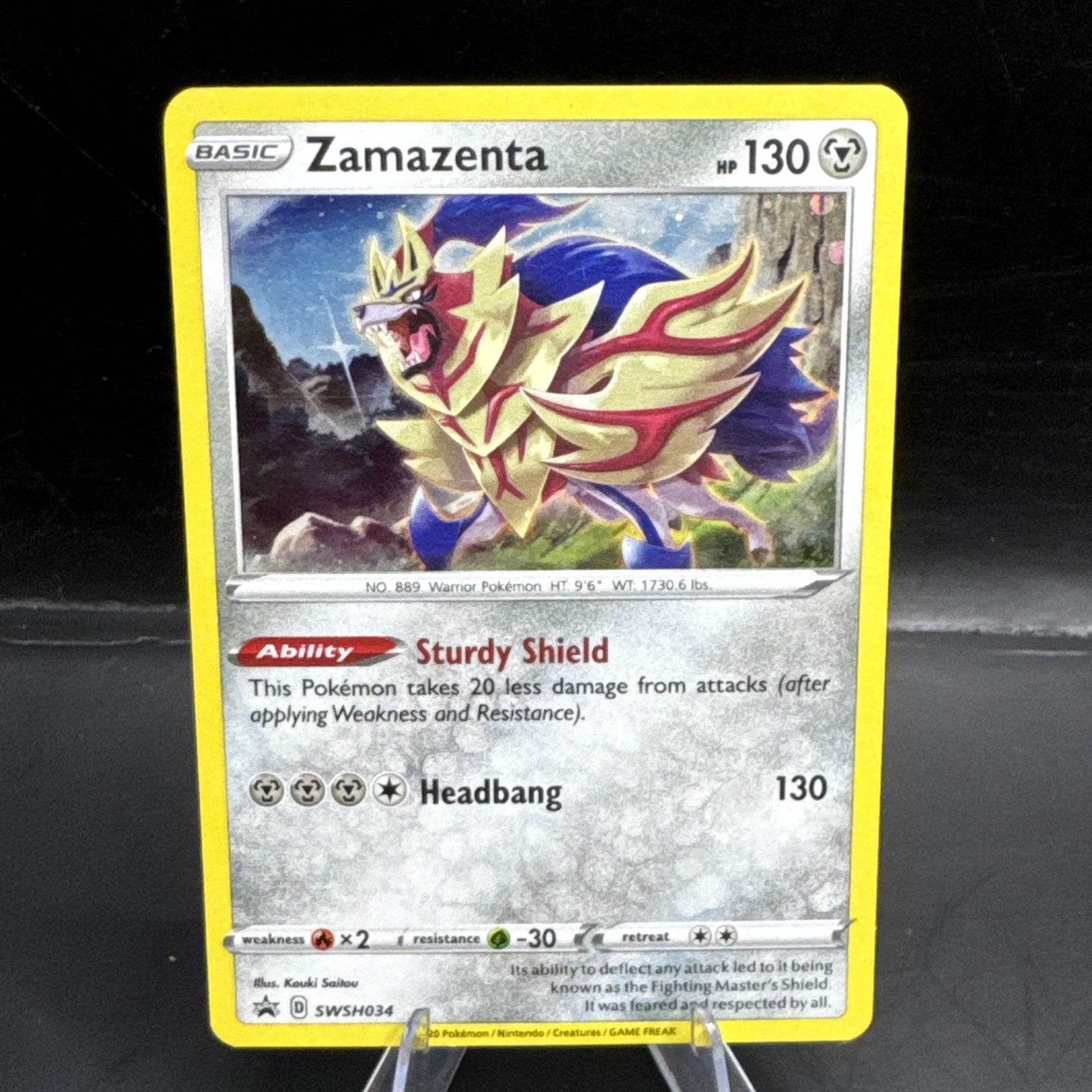 Zamazenta SWSH034 - Pokemon TCG SWSH Black Star Promo - Holo LP
