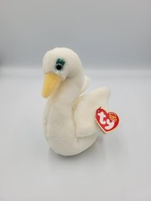 TY Beanie Baby Goddess the Swan 2003 6 inch MWMTs Stuffed Animal Toy