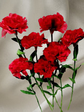 SIX Artificial natural feel Large carnations