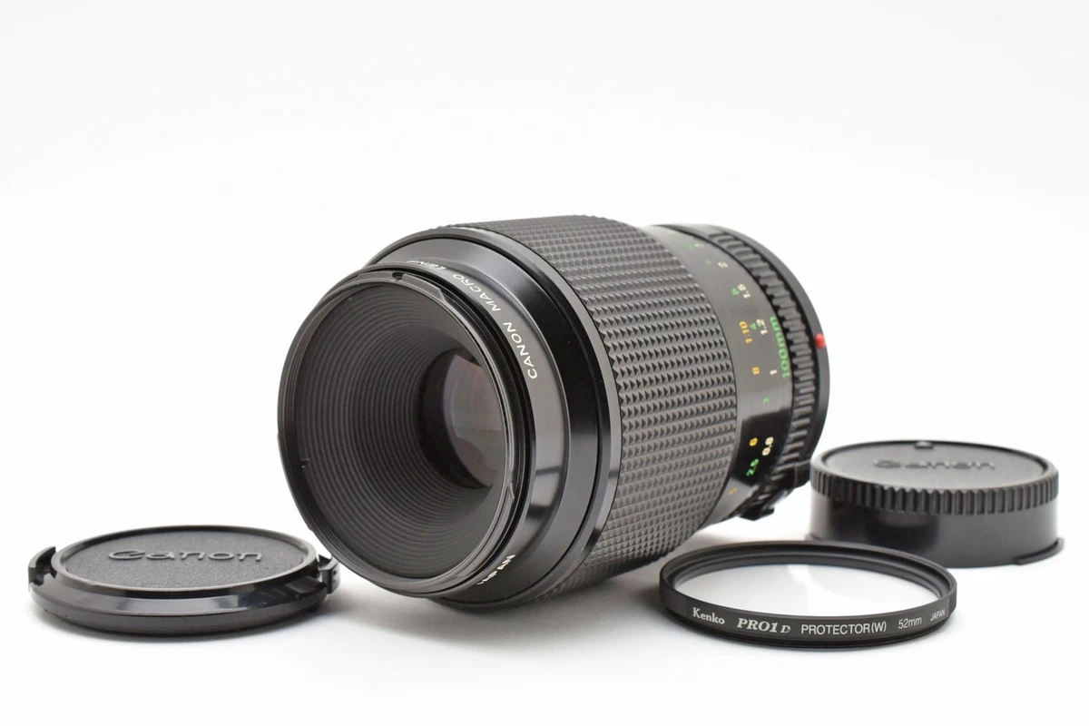 レンズ(単焦点) CANON NEW FD MACRO 100mm f/4 #7326 CANON NEW FD MACRO 100mm f/4 MF NFD Lens [Near Mint,Tested] from