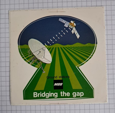 MBB Aufkleber - Ground Stations - Bridging the Gap - Satellit   (17)