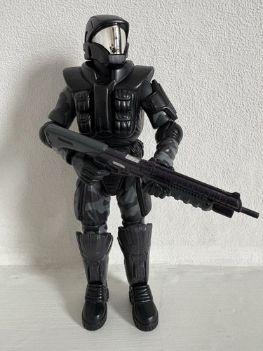 Halo 2 ODST Figure / Rare Toy (Series 4) - Joyride Studios - With Shotgun - Picture 1 of 5