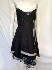 Joe Browns Boho Pachwork Black&white Dress Sz 14 BNWT 