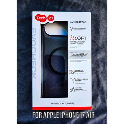 For Apple iPhone 17 AIR CASE TECH21 EVOCHECK /MAGSAFE/FLEXSHOCK/ TEMPERED GLASS