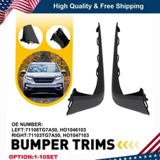 For 2019-22 Honda Pilot Driver Passenger Bumper Upper Garnish Molding Cover Trim