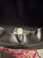 Old West Men's Western Cowboy Hat Black Wide Brim Size 7 1/2 & 7 1/8