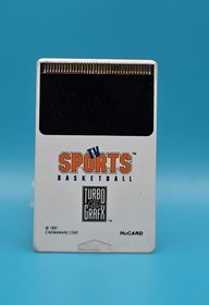 TV Sports Basketball (TurboGrafx-16) CIB, Tested & Working