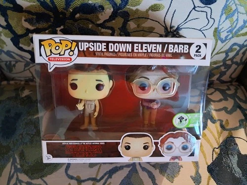 Funko Pop - Upside Down Eleven & Barb Stranger Things - Emerald City CC Sticker