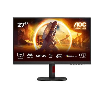 AOC G4 Q27G4ZR Gaming Monitor 27 Zoll 240 Hz Schwarz Rot