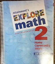 Explore Math 2 Student - Textbook, by Attainment Company Inc - Very Good o