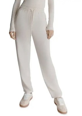 MARELLA Monochrome Abitata Drawstring Pants Sz.2 White Casual,easy,travel