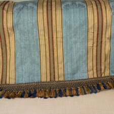 Custom Silk Blend Square Decorator Table Topper Lined 53 X 53 Plus Fringe 4"