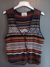 LG Snag EXPRESS TRICOT Sweater Vest Women LG Multi Color Ch