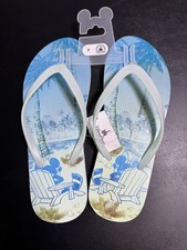 Disney Parks Walt Disney World Mickey And Minnie Beach Flip Flops Sandals Size 7