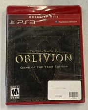 Elder Scrolls Oblivion Game of the Year Great PS3 PlayStation 3 Brand New Sealed