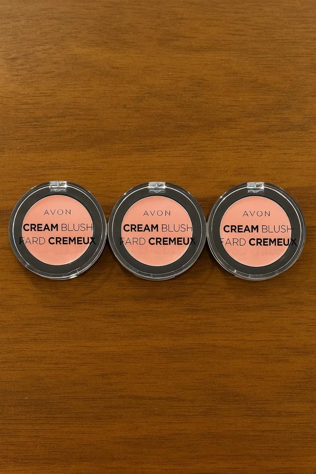 AVON Cream Blush (Soft Plum) 2-in-1 Lip & Cheek Beauty Makeup 0.08oz 3pk - Image 2 of 3