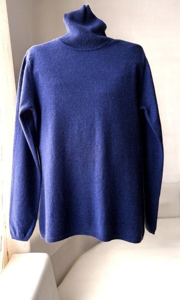 Women Gerry Weber Turtleneck Navy Cashmere 36 / S