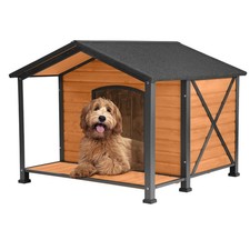 Extra Large Dog Kennel Outdoor Weatherproof Metal Chew Proof Frame