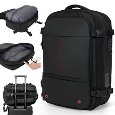 Vacpack Backpack with Vacuum 60L One-Touch Air Extraction, TSA Approved Anti-...