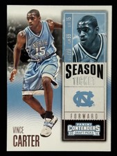 2016 Panini Contenders Draft Picks Season Ticket Vince Carter #41 HOF 
