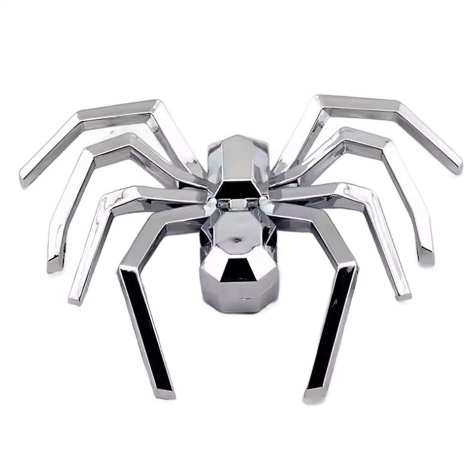 Spider 3D Car Auto Emblem Badge Sticker Metal Texture Plastic Spider Emblem - Image 4 of 4