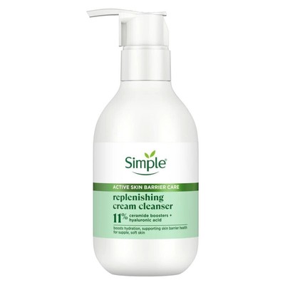 simple Active Skin Barrier Care Replenishing Cream Face Cleanser 150 ml für...