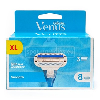Gillette Venus Smooth Rasierklingen Ersatzklingen Rasur Nassrasur 8er Packung