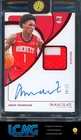 A3C 2023-24 Panini Immaculate #107 Amen Thompson Red #/49 Rookie Patch Auto