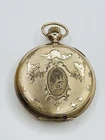 Antique Waltham Gold Filled 1890 Seaside Pocketwatch CASHIER Hunter Case ~Repair