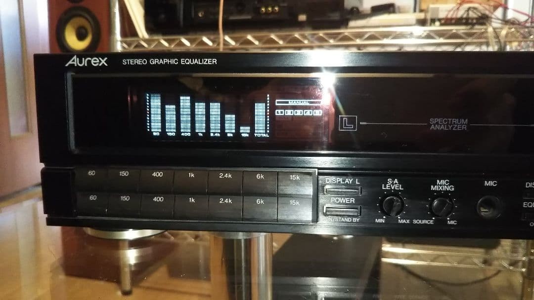Toshiba Aurex SJ-V470EQ Stereo Graphic Equalizer Used Cleaned Maintained