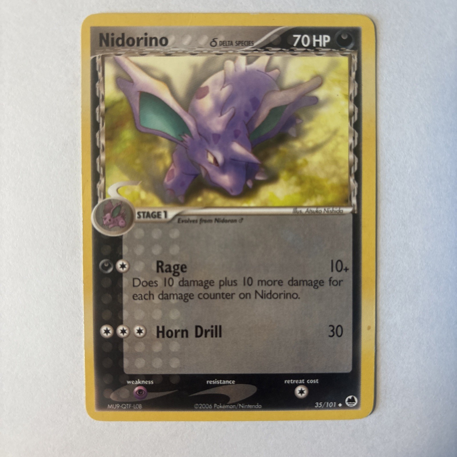 Nidorino (Delta Species) 35/101 Dragon Frontiers Regular