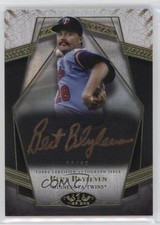 2022 Topps Tier One Prime Performers Bronze Ink /25 Bert Blyleven Auto HOF p8v