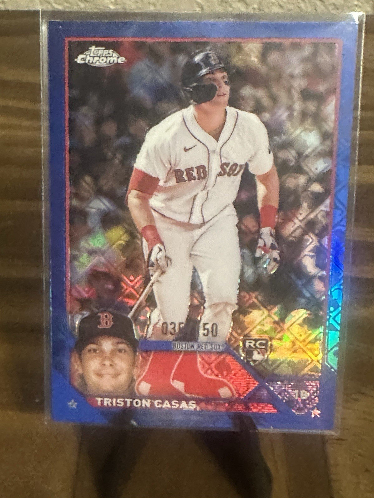 2023 Topps Chrome Logofractor Edition - Triston Casas Purple Refractor /250 (RC)
