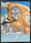2026 Topps Marvel Finest Fantastic Four HULK 1/1 Hand-Drawn Sketch by Allenser
