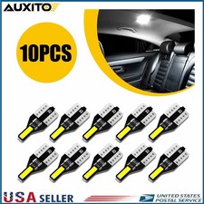 10x Auxito T10 194 168 Led Canbus License Plate Interior Wedge Light Bulbs White 10x Auxito T10 194 168 Led Canbus License Plate Interior Wedge Light Bulbs White