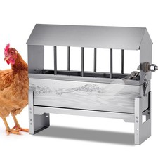 Automatic Chicken Waterer, Metal Chicken Waterer Dispenser Poultry Waterer No...