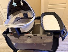 Graco Pack  n Play Travel Dome LX Playard   Raised Travel Bassinet, Astin