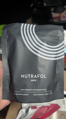 Nutrafol Men Hair Growth Nutraceutical 120 Capsules Refill Pouch