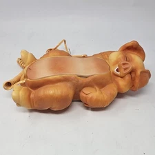 Vintage 80s Landline Pig Telephone Phone Telemania Sleeping Pig Snoring Ringer